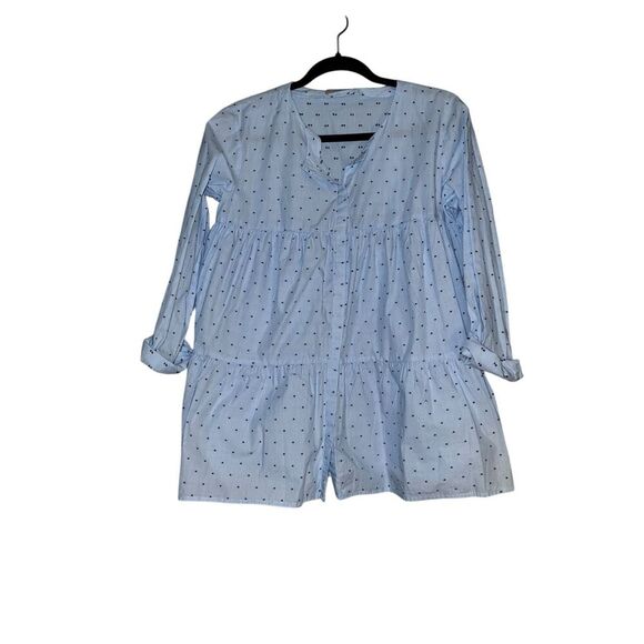 Stefanal blue button down shirt size m - Picture 1 of 5